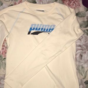 Cream Puma shirt